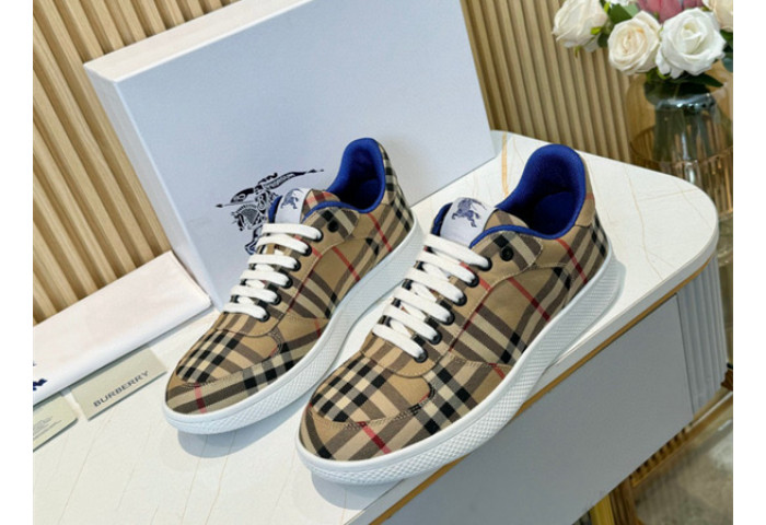 Bur*berry Check Terrace Sneakers BBR--3009