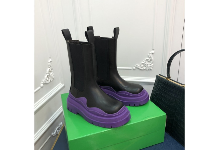 Botteg*Venta Tire Leather Ankle boots