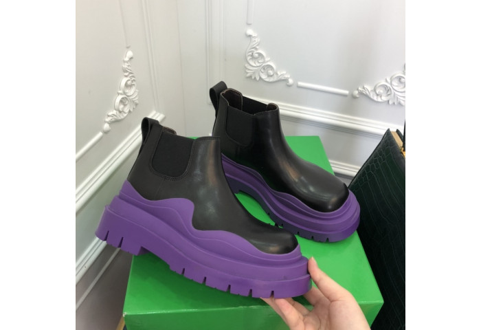 Botteg*Venta Tire Leather Ankle boots