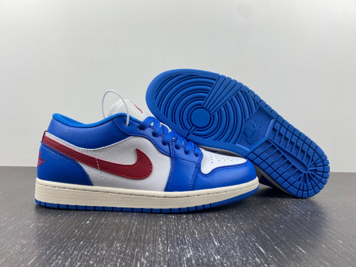 air jordan 1 low wmns "sport blue" dc0774-416
