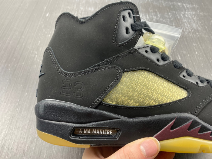 a ma maniére x air jordan 5 "black" fd1330-001