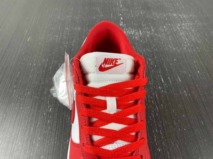 nike dunk low university red white cu1727-100