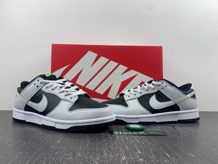 nike dunk low "grey/black/volt" fd9756-001