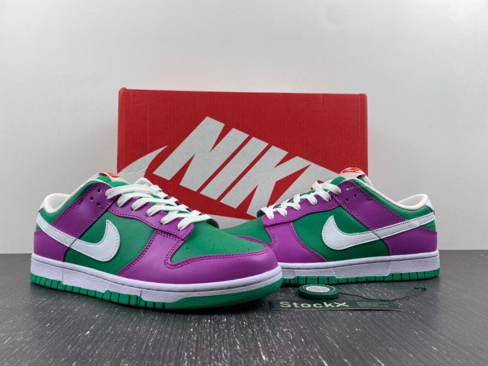 nike dunk low "stadium green/fuchsia" fd9924-311