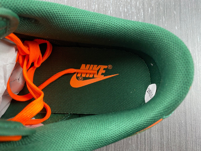 nike dunk low "miami hurricanes" dd1391-300