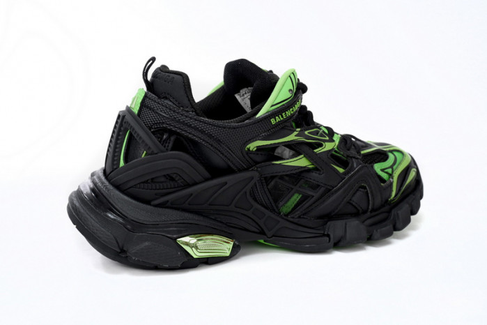Ba*len*cia*ga track 2 sneaker black green 568614 w2gn3 1086