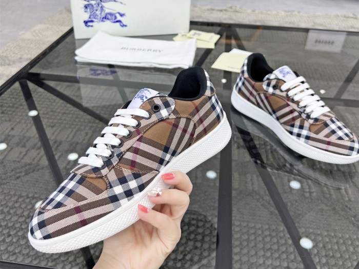 Bur*berry Check Terrace Sneakers