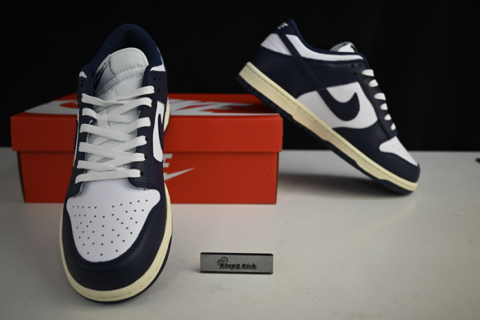 nike dunk low vintage navy dd1503-115