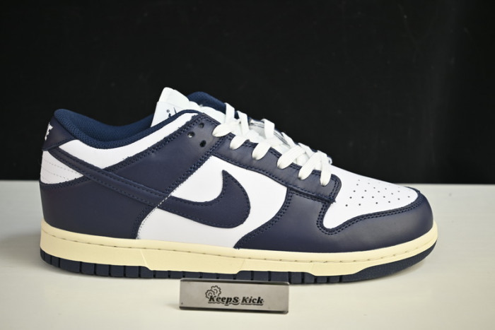 nike dunk low vintage navy dd1503-115