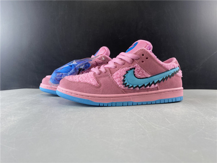grateful dead x nike sb dunk low pink bear 2020 cj5378-600