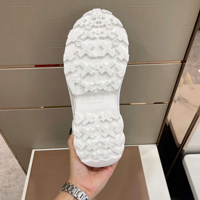 Bur*berry Check Cotton Arthur Sneakers