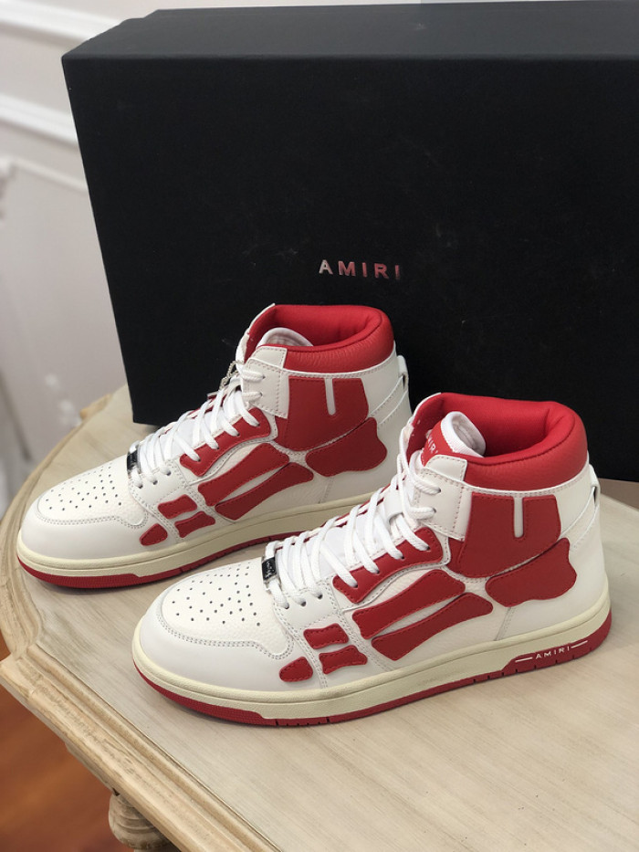 amiri* skel leather sneakers