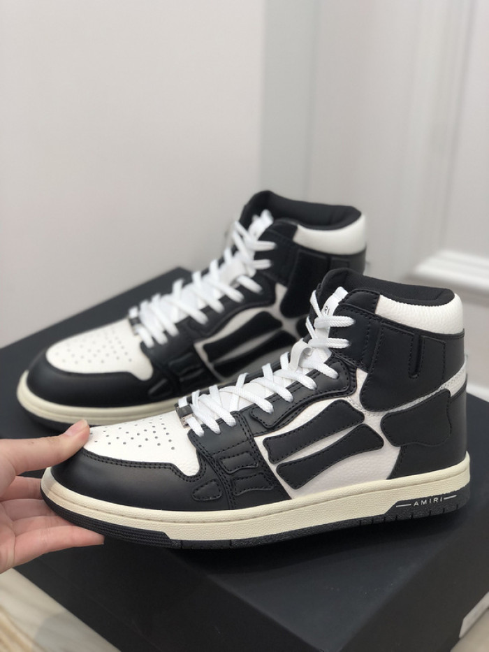 amiri* skel leather sneakers