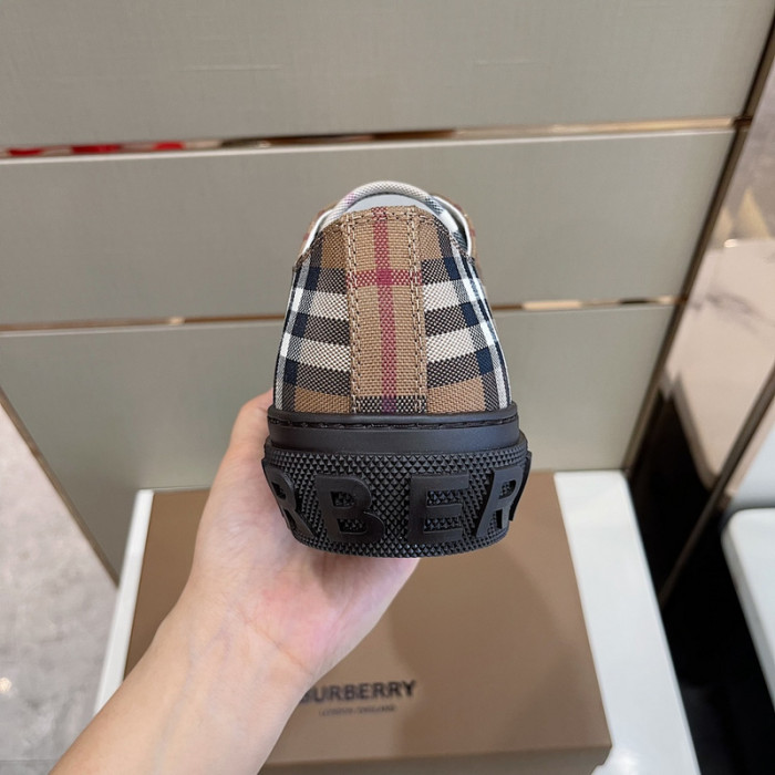 Bur*berry Vintage Check Cotton Sneakers