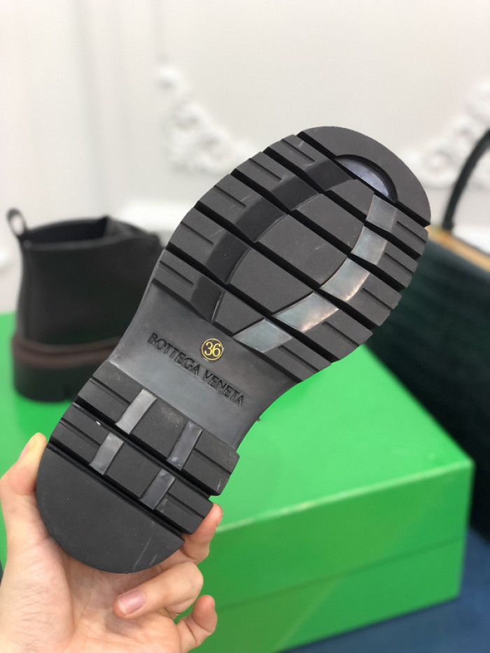 Botteg*Venta Tire Leather Ankle boots