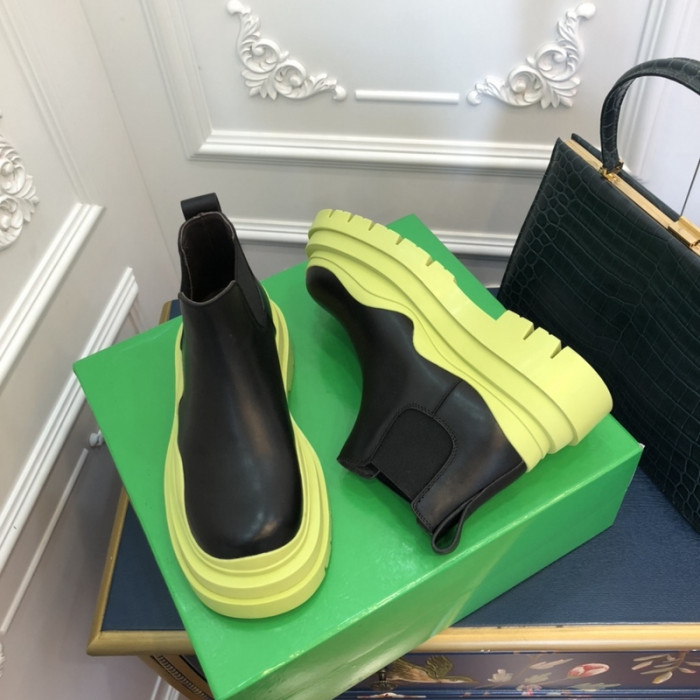 Botteg*Venta Tire Leather Ankle boots