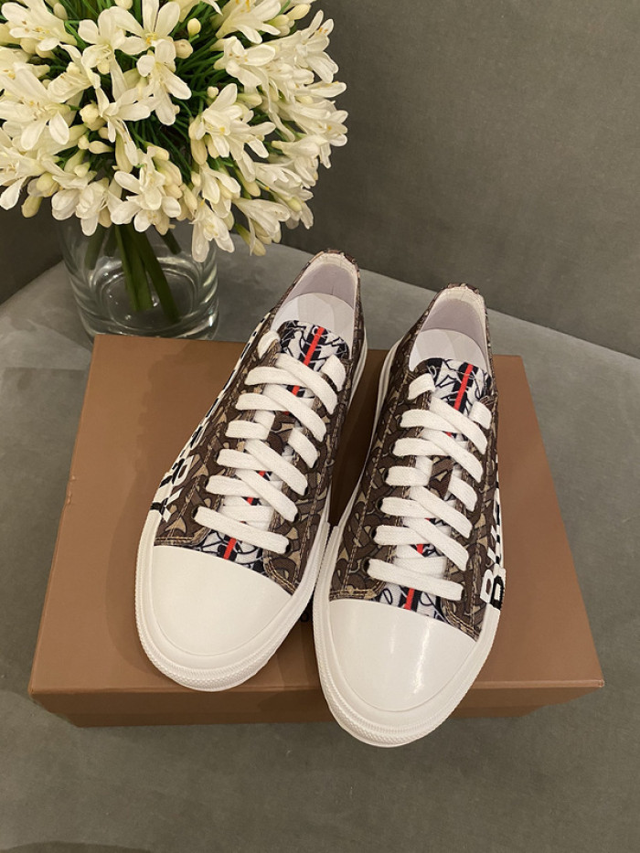 Bur*berry Vintage Check Cotton Sneakers