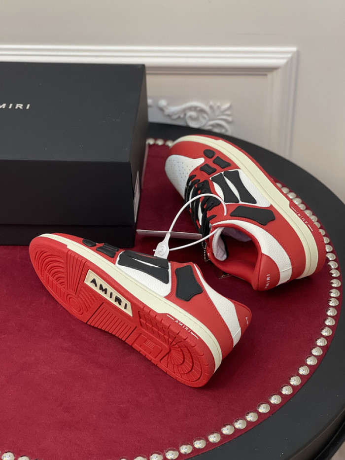 amiri* skel leather sneakers