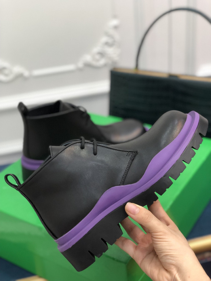 Botteg*Venta Tire Leather Ankle boots