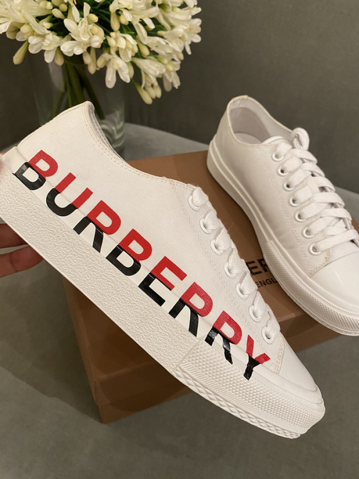 Bur*berry Vintage Check Cotton Sneakers