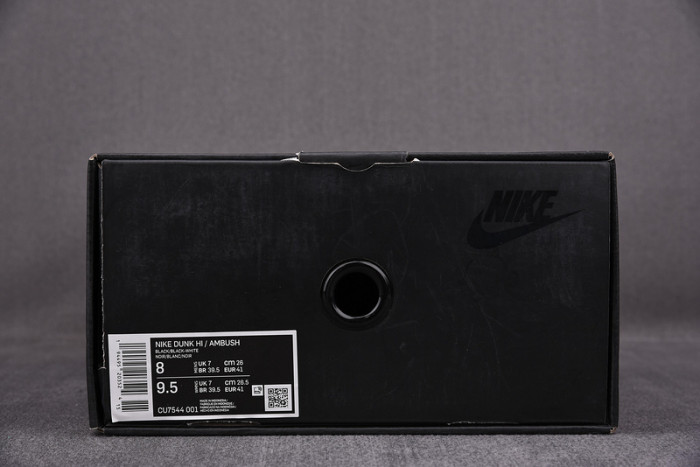 nike dunk high ambush black white cu7544-001
