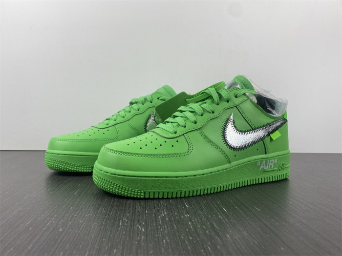 off-white x nike air force 1 low green dx1419-300