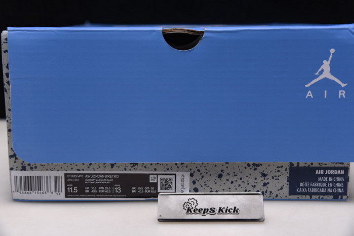 air jordan 6 "unc" ct8529-410