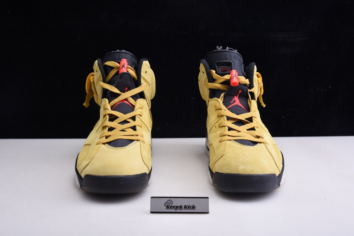 travis scott x air jordan 6 wheat yellow cn1084-300