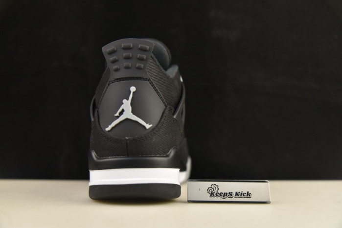 air jordan 4 "black canvas" dh7138-006